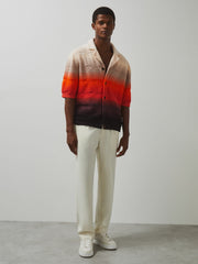 Reiss | McLaren F1 Team Towelling Logo Shirt in Multi