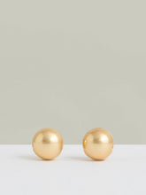 Reiss | Polished Ball Huggie Earrings in Gold