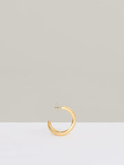 Reiss | Fluid Hoop Earrings in Gold Tone