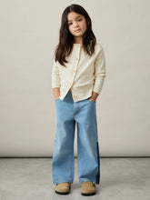 Reiss | 4-9 yrs Cotton Crew-Neck Cardigan in Ivory