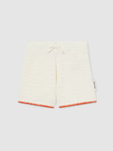 Reiss | 13-14 yrs McLaren F1 Team Crochet Shorts in Off White/Orange