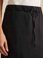 Reiss | Slip Midi Skirt in Black