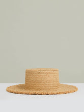 Reiss | Straw Boater Hat in Natural