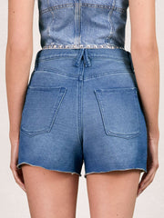 Reiss | 100% Cotton Shorts in Indigo Blue