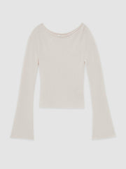 Reiss | 100% Cotton Jumper in Ecru