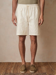 Reiss | | Ché Fringed-Wave Shorts in Off White