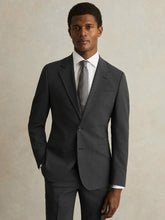 Reiss | Wool-Blend Single-Breasted Suit Blazer Slim-Fit in Grey