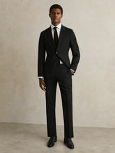 Reiss | Slim-Fit Wool-Blend Suit Trousers in Black