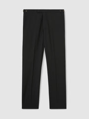 Reiss | Slim-Fit Wool-Blend Suit Trousers in Black