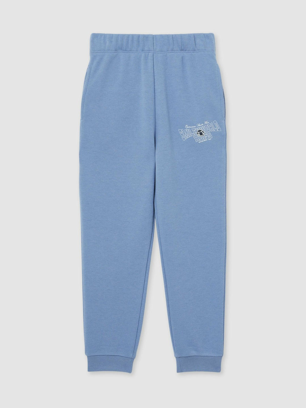Reiss | 13-14 yrs SmileyWorld Cuffed Joggers Unisex Fit in Blue