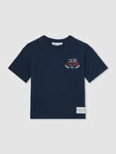 Reiss | 13-14 yrs SmileyWorld Oversize T-Shirt in Navy