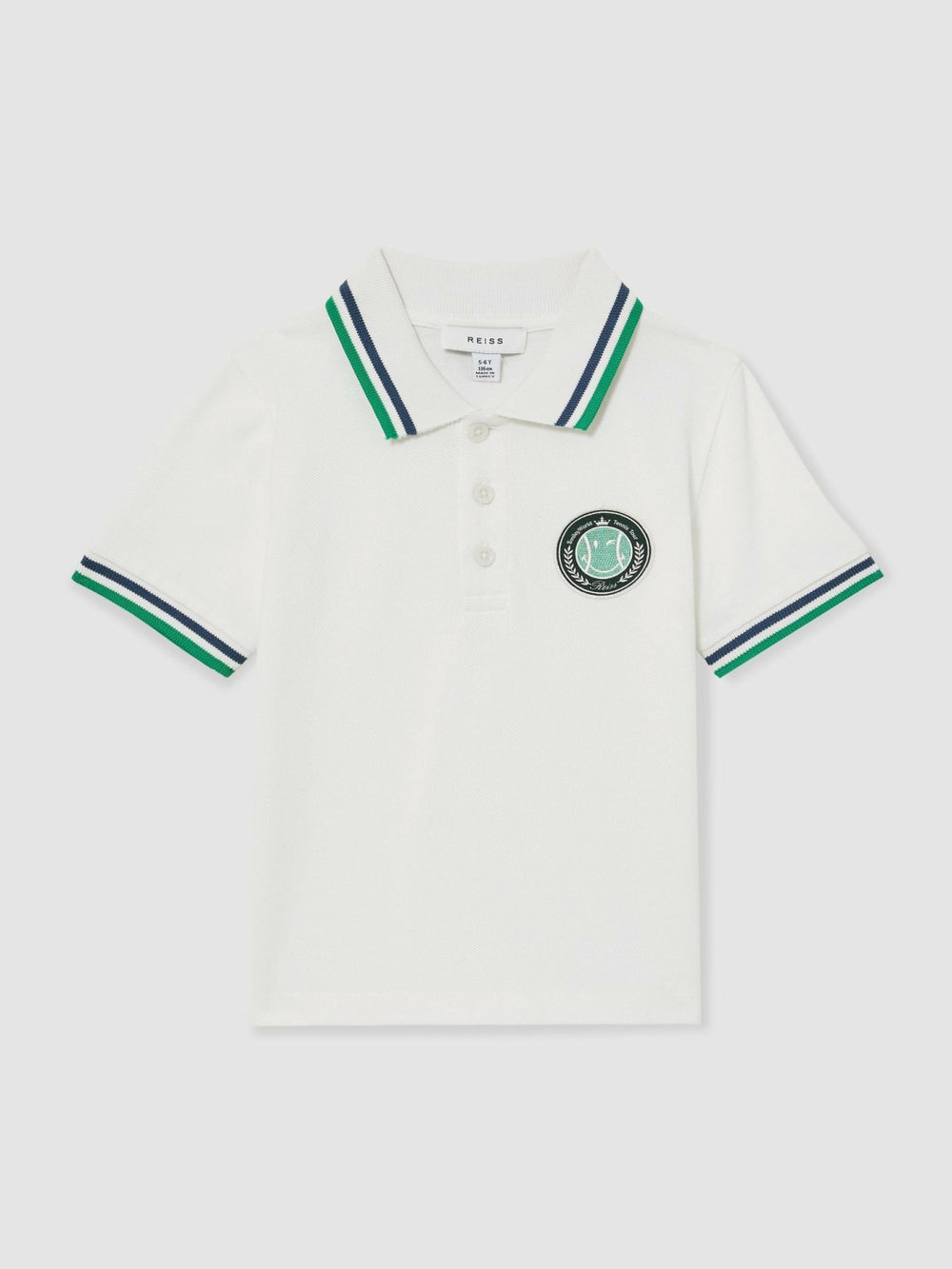 Reiss | 13-14 yrs SmileyWorld Piqué Polo Shirt in White
