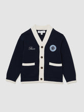 Reiss | 13-14 yrs SmileyWorld Logo Cardigan Unisex Fit in Off White