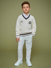 Reiss | 3-9 yrs SmileyWorld Cable-Knit Jumper Unisex Fit in Off White