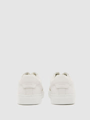 Reiss | Bonded-Leather Low-Top Trainers in White