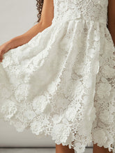 Reiss | 9-13 yrs Guipure-Lace Midi Dress in Ivory