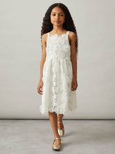 Reiss | 4-9 yrs Guipure-Lace Midi Dress in Ivory