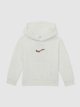 Reiss | 13-14 yrs Cotton-Blend Palm-Embroidered Hoodie in Off White