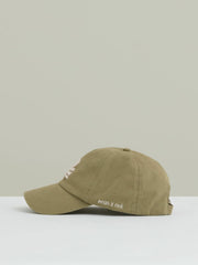 Reiss | Sunset-Embroidered Cap in Washed Sage