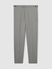 Reiss | Slim-Fit Wool Suit Trousers in Mid Grey