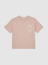 Reiss | Cotton Pony Club Print T-Shirt in Pink