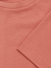 Reiss | 9-13 yrs Cotton Oversized Cropped T-Shirt in Rose