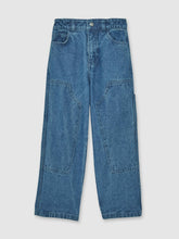 Reiss | 13-14 yrs Straight-Leg Carpenter Jeans in Mid Blue