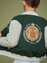 Reiss | 9-13 yrs SmileyWorld Bomber Jacket in Dark Green
