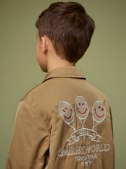 Reiss | 13-14 yrs SmileyWorld Harrington Jacket in Stone