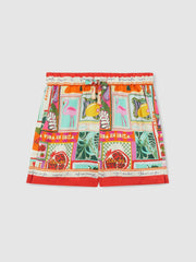 Reiss | 13-14 yrs SmileyWorld Motif-Print Shorts in Multi
