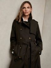 Reiss | Petite Hooded Insert Trench Coat in Chocolate Brown