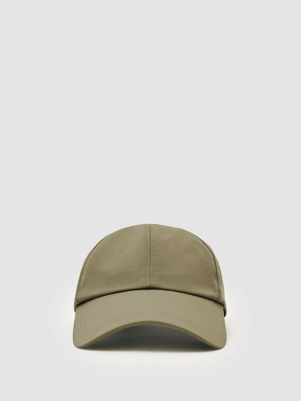 Reiss | Embroidered-Logo Tech Baseball Cap in Sage Green