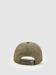 Reiss | Embroidered-Logo Tech Baseball Cap in Sage Green