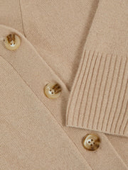 Reiss | 4-9 yrs Wool-Blend Fitted Cardigan With Cashmere in Neutral
