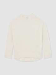 Reiss | Wool-Cashmere Crew-Neck Jumper in Cream