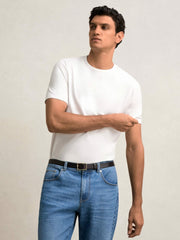 Reiss | Stretch-Cotton Crew-Neck T-Shirt in White