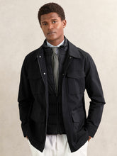 Reiss | Removable-Gilet Safari Jacket in Navy