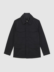 Reiss | Removable-Gilet Safari Jacket in Navy