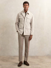 Reiss | Removable-Gilet Safari Jacket in Stone