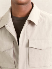 Reiss | Removable-Gilet Safari Jacket in Stone