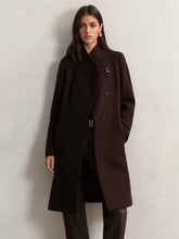 Reiss | Coat in Chocolate Brown