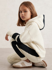 Reiss | Cotton-Blend Joggers and Hoodie Set in Ecru