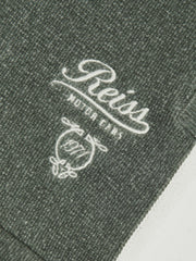 Reiss | 3-9 yrs Chenille Tipped Motor Cars Shorts in Dark Sage Green/White