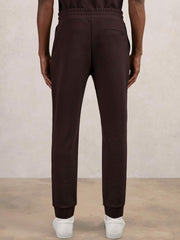 Reiss | Interlock Drawstring Joggers in Cherry Red
