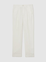Reiss | | Ché Linen Wide-Leg Trousers in White