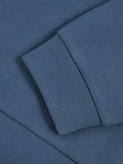 Reiss | Interlock Jersey Hoodie in Ocean Blue