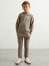 Reiss | 9-13 yrs Interlock Drawstring Joggers in Taupe Brown