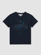 Reiss | 13-14 yrs Superman Raglan Logo T-Shirt in Navy Blue