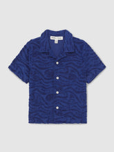 Reiss | 13-14 yrs SmileyWorld Wave Texture Shirt in Bright Blue
