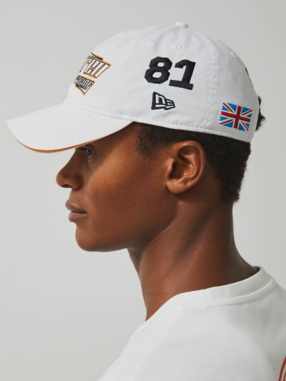 Reiss | McLaren Racing Heritage Cap Unisex Fit in White